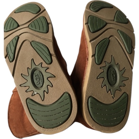 UGG Downtown Suede Fur Lined Boots - Picture 5 of 16